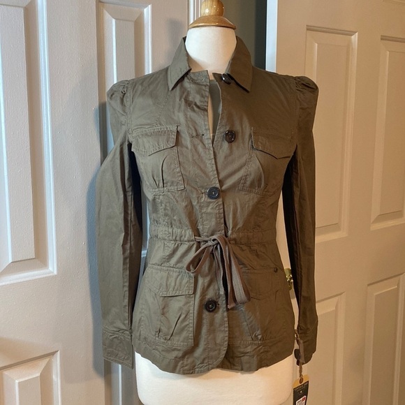 NWT Converse One Star Olive Green Jacket Size XS - Picture 1 of 11
